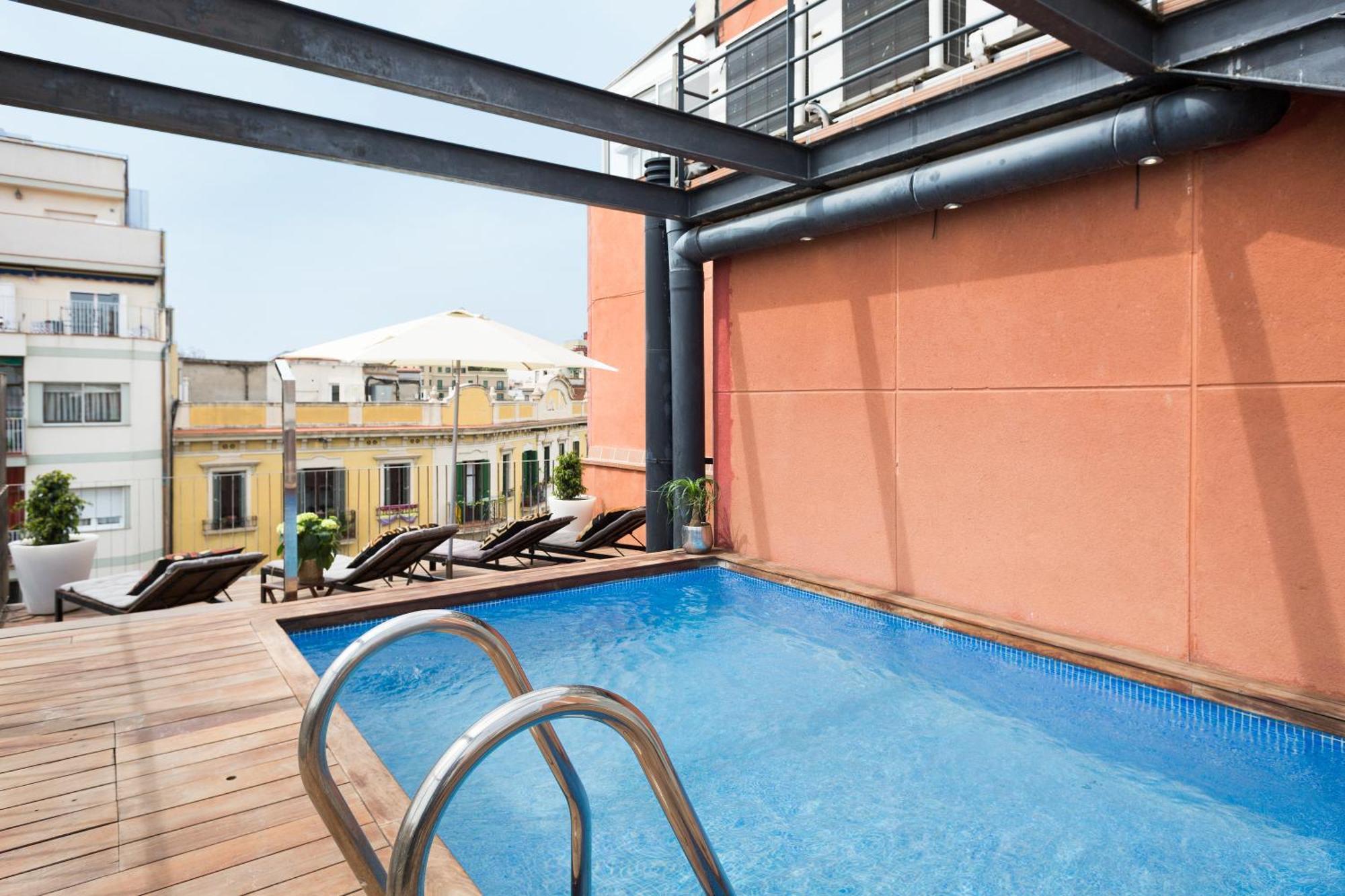 Apartment Barcelona Rentals - Pool Terrace In City Center Quarto foto