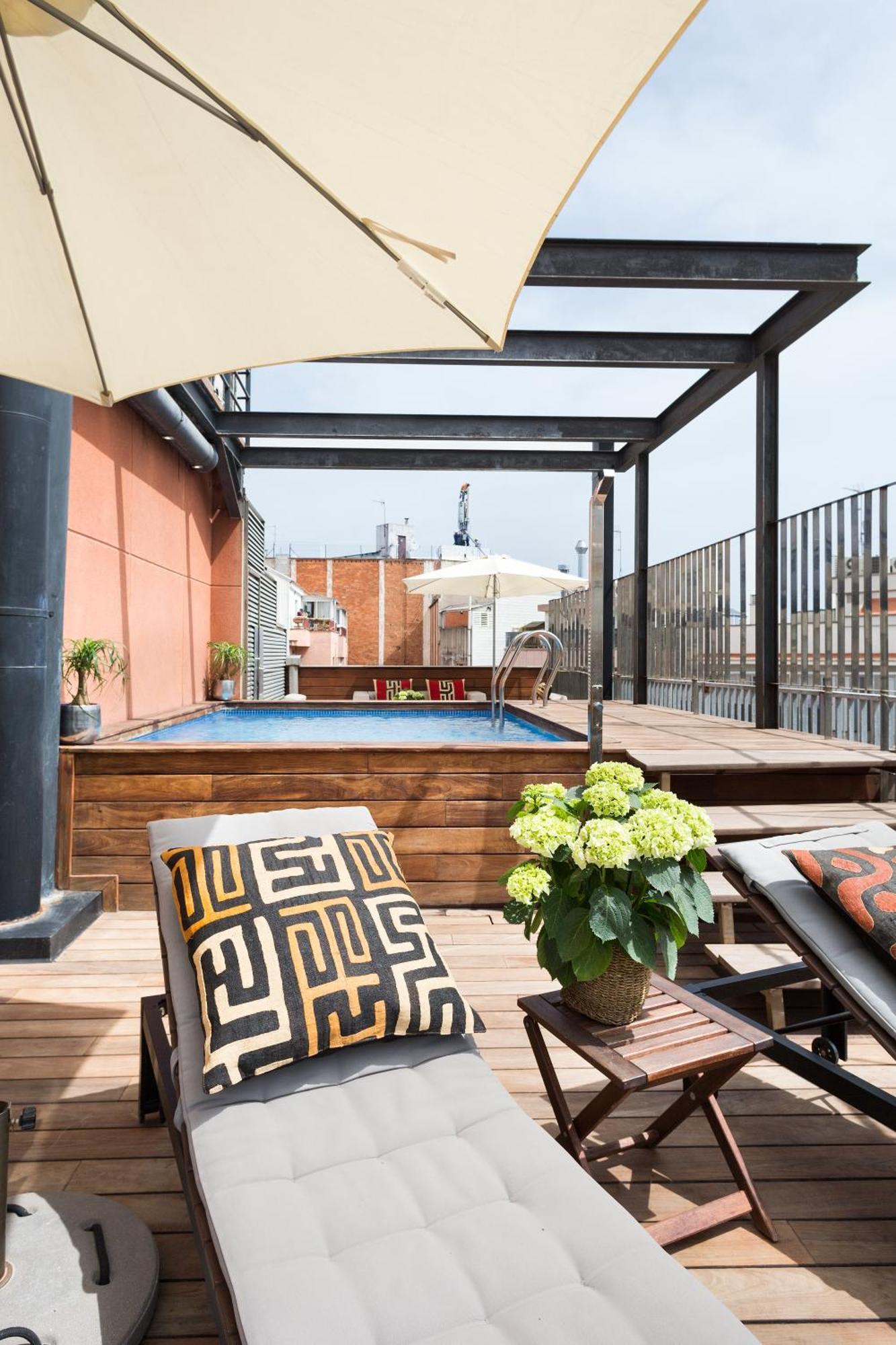 Apartment Barcelona Rentals - Pool Terrace In City Center Quarto foto