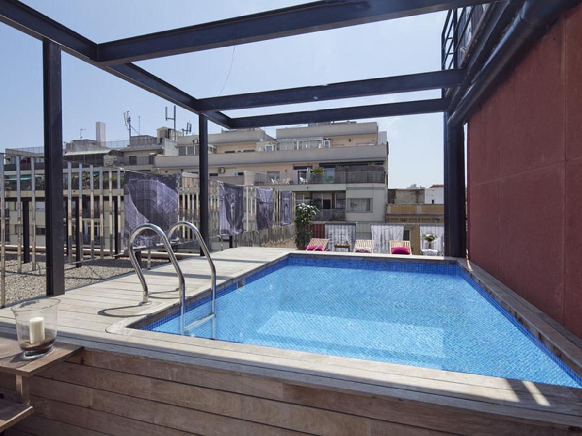 Apartment Barcelona Rentals - Pool Terrace In City Center Exterior foto